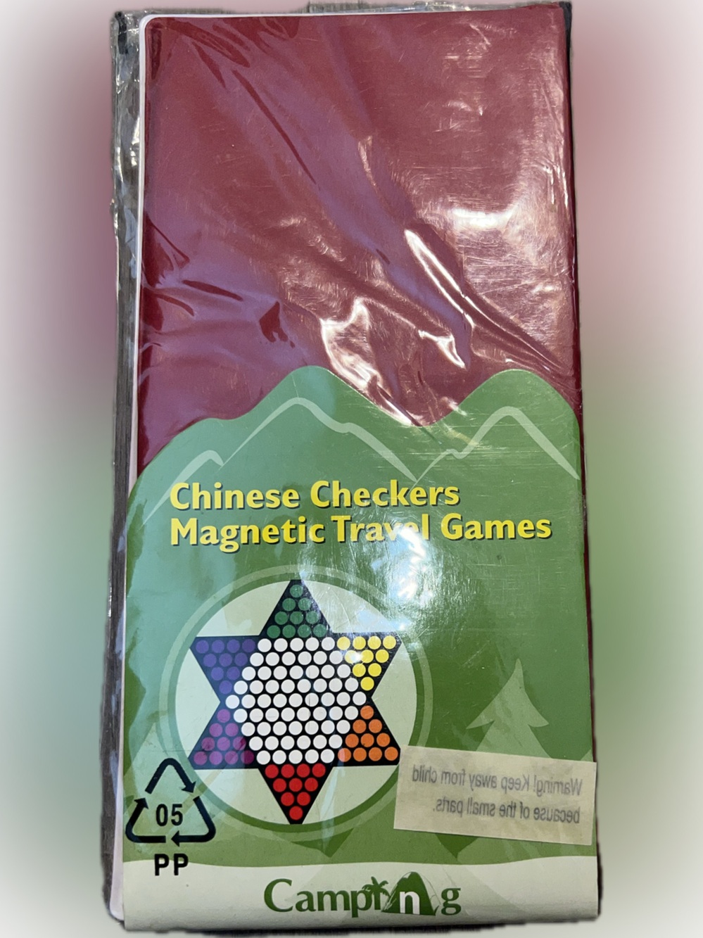 🔴New Chinese Checkers Magnetic Game Travel Camping Game Party